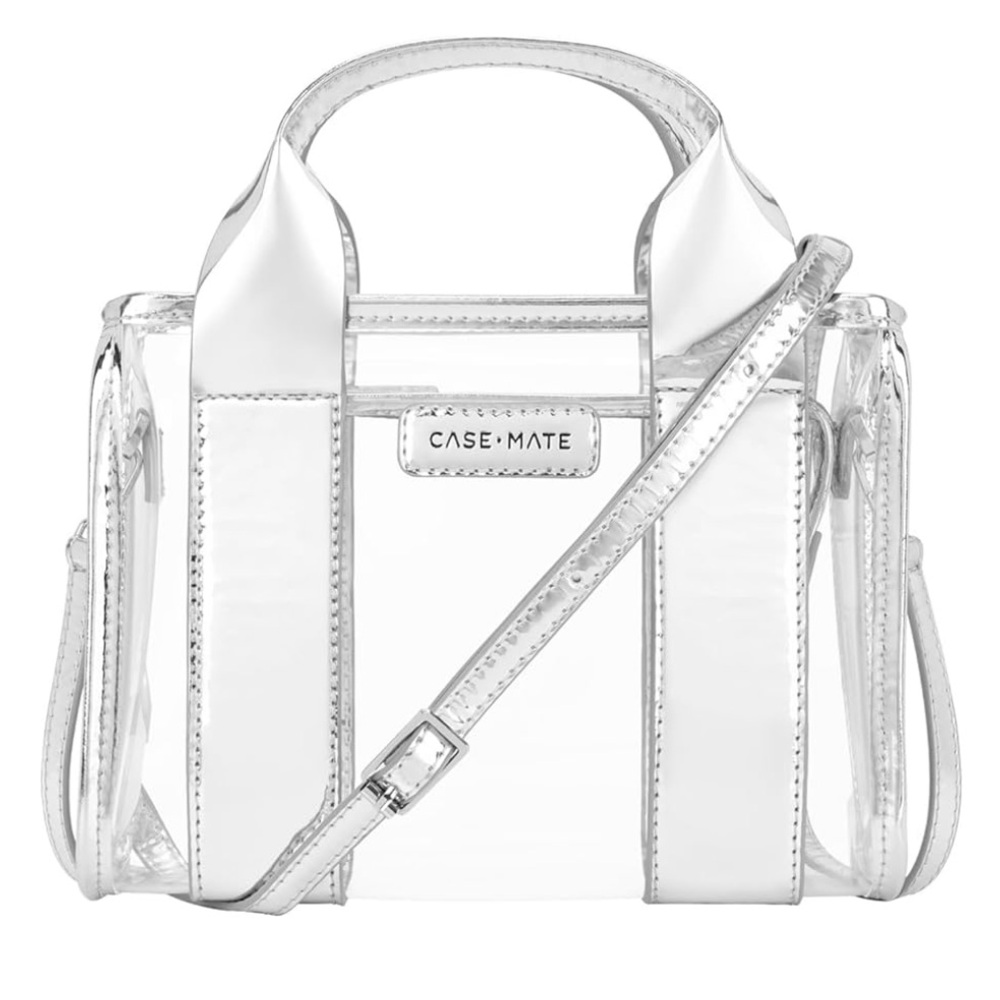Case-Mate Silver Clear Micro Tote